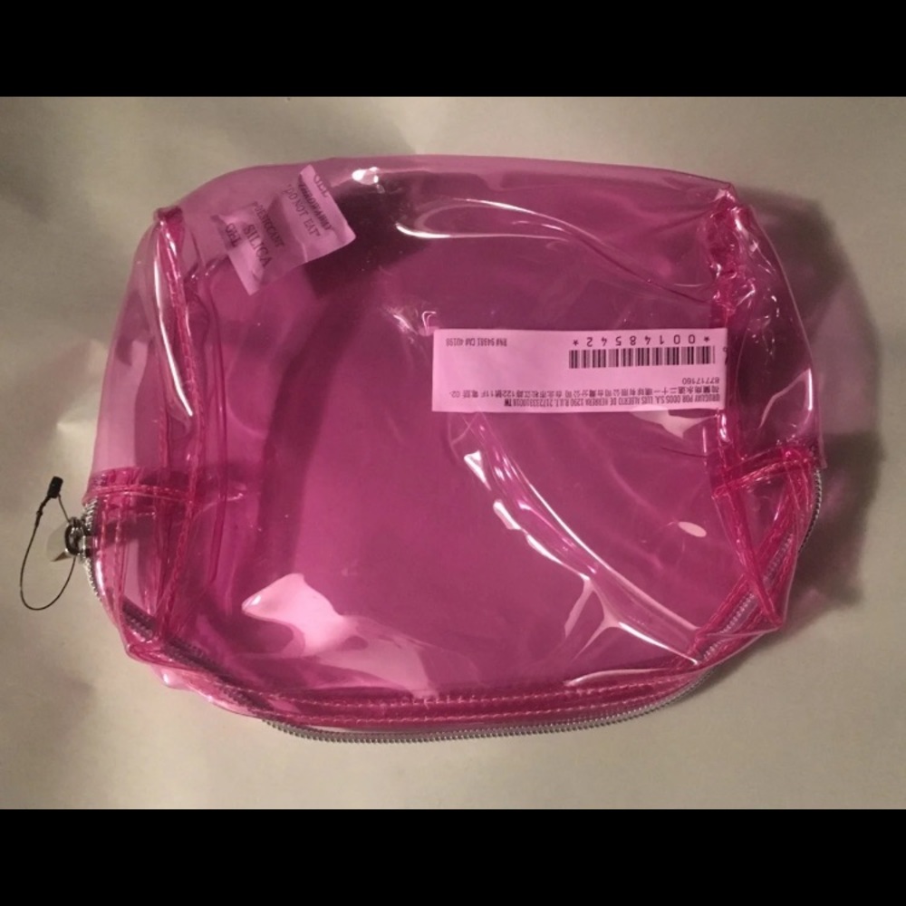 Forever 21 clear Cosmetic or Travel Clutch